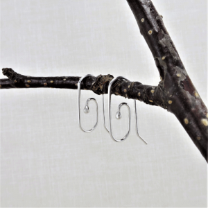silver paper clip earrings, sleeper earrings, hypoallergenic earrings, sterling silver earrings, argentium silver earrings, tiny earrings, small drop earrings, nickel free silver earrings artisan earrings, handmade earrings, handcrafted earrings, everyday earrings, Zen earrings, casual earrings, comfortable earrings, simple earrings, modern earrings, minimalist earrings, lightweight earrings, Silver Echoes New Year’s gift, Valentine’s gift, birthday gift, Mother’s Day gift, Christmas gift, Hanukah gift, Kwanza gift, wedding gift unique gift, gift for her, wife gift, gift for wife, bridesmaid gift, girlfriend gift, friendship gift, flower girl gift, wedding earrings, bridal earrings, bridesmaid earrings, flower girl earrings, mother of the bride earrings, bridal jewelry, wedding jewelry, bridal gift, bridal jewelry, wedding jewelry, mother of the bride earrings, mother of the bride gift